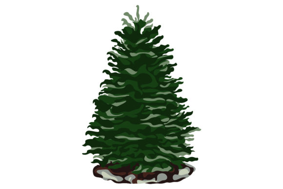 Awesome Christmas Tree 213: A Versatile Illustration for Digital Sellers