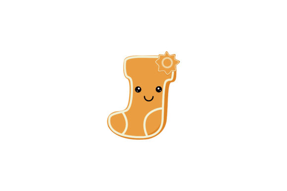 Christmas Sock Cookie Kawaii Illustrations