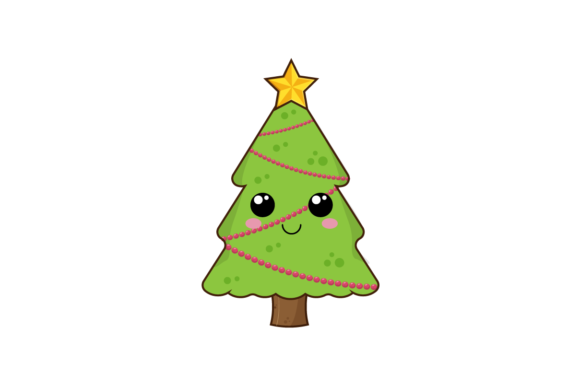 Cute Christmas Tree Illustrations