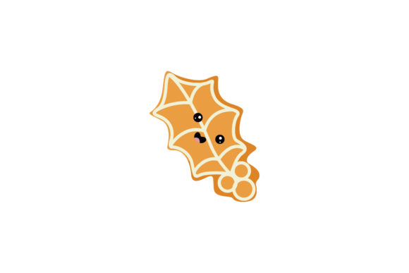 Pretty Ornament Christmas Cookie Kawaii Illustrations